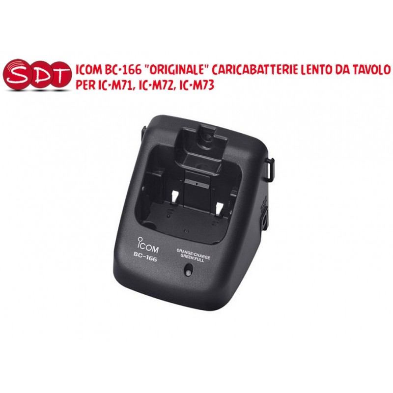 Caricabatterie Rapido Da Tavolo ICOM BC-162 Originale, Per IC-M90, IC-M31, IC-GM1600E, IC-M33, IC-M35