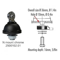 DIAMOND "ORIGINALE" D-3000N ANTENNA DISCONE RX: 25/3000 MHz TX: 50MHz (20W), 144, 430, 904 e 1200 MHz (200W) - CONNETTORE N