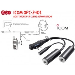 ICOM OPC-2401 ADATTATORE PER CUFFIE AERONAUTICHE