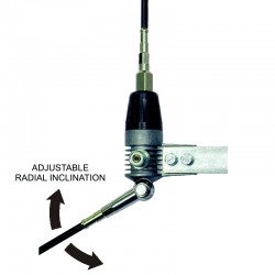 SIRIO BOOMERANG W 1/4 λ GROUND PLANE, Frequenza 26.8 ... 27.6 MHz Tarabile