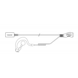 EG-03C/SL  MICRO-AURICOLARE CON SUPPORTO PER MOTOROLA SERIE SL-1600/4000/4010