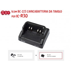 ICOM BC-223 "ORIGINALE" CARICABATTERIA DA TAVOLO X IC-R30
