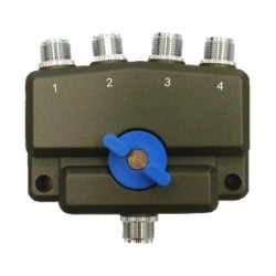 Malcott's CO-M4 COMMUTATORE COASSIALE A 4 VIE CONNETTORI SO-239