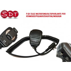 EM-3600K MICROFONO/ALTOPARLANTE PER KENWOOD/POLMAR/BAOFENG/WOUXUN