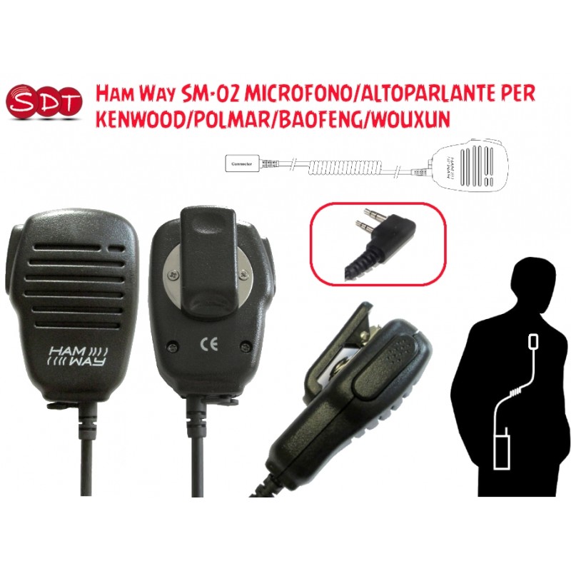 BAOFENG S-3 MICROFONO-ALTOPARLANTE UV-3RMK2 - I.L. Elettronica