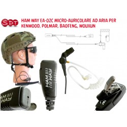 PJD-2002 MICROFONO/AURICOLARE AD ARIA PER KENWOOD/POLMAR/BAOFENG/WOUXUN