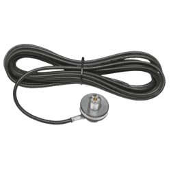 Kit CB SIRIO KIT1 FLEX-LOG 3, BASE 3/8", SUPPORTO ANTENNA INOX, CAVO 4MT RG 58