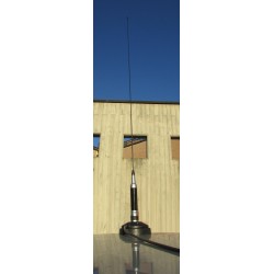 Kit CB SIRIO KIT1 FLEX-LOG 3, BASE 3/8", SUPPORTO ANTENNA INOX, CAVO 4MT RG 58