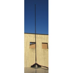 Kit CB SIRIO KIT1 FLEX-LOG 3, BASE 3/8", SUPPORTO ANTENNA INOX, CAVO 4MT RG 58