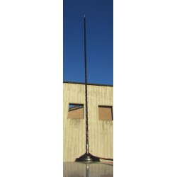 Kit CB SIRIO KIT1 FLEX-LOG 3, BASE 3/8", SUPPORTO ANTENNA INOX, CAVO 4MT RG 58