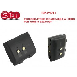 BP-217LI PACCO BATTERIE RICARICABILE AGLI IONI DI LITHIO PER ICOM IC-E90/91/80