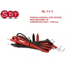 AL-11-1 PUNTALI PUNTALI PER TESTER INCLINAZIONE 75°  LUNGHEZZA CAVI: 1100 mm