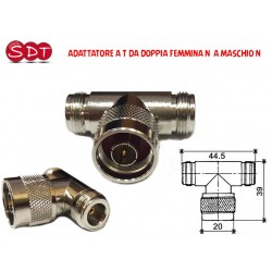 5 Connettori N Maschio A Crimpare Create Idea – Dritti, 50 Ohm, Per Cavo RG58 E Serie 50-3