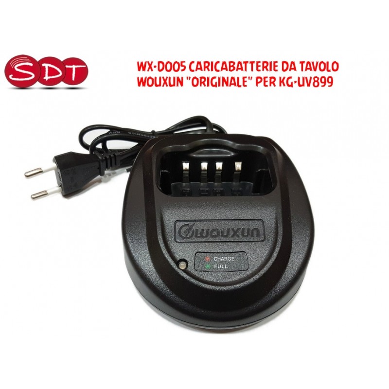 WX-D005 CARICABATTERIE DA TAVOLO WOUXUN "ORIGINALE" PER KG-UV899