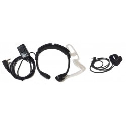 X-17K PLUS LARINGOFONO CON PTT PER KENWOOD/POLMAR-BAOFENG-WOUXUN