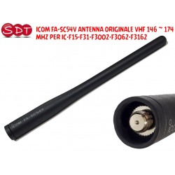 ICOM FA-SC55V ANTENNA ORIGINALE VHF 146 ~ 174 MHZ PER IC-F15-F31-F3002-F3062-F3162