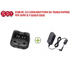 ICOM BC-213 CARICABATTERIA DA TAVOLO RAPIDO (SOLO VASCHETTA) PER SERIE IC-F1000/F2000