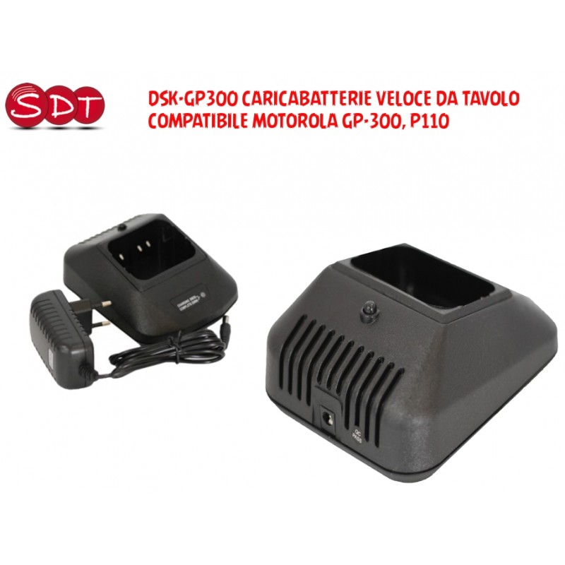 DSK-GP300 CARICABATTERIE VELOCE DA TAVOLO COMPATIBILE MOTOROLA GP-300, P110