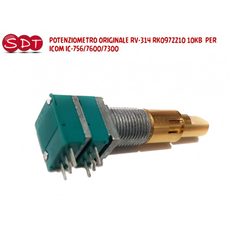 POTENZIOMETRO ORIGINALE RV-314 RK0972210 10KB  PER ICOM IC-756/7600/7300