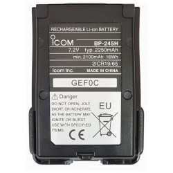 ICOM BP-245H BATTERIA ORIGINALE Li-Ion 7,2V - 2250 MAH PER IC M71/IC M72/IC M73 EURO