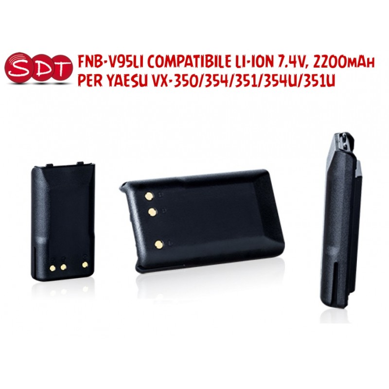 FNB-V95LI COMPATIBILE LI-ION 7.4V, 2200mAh PER YAESU VX-350/354/351/354U/351U