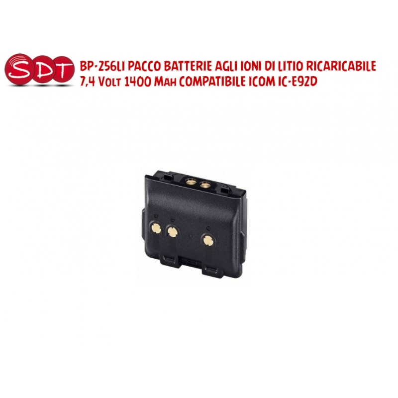 BP-256LI PACCO BATTERIE LI-ION 7,4 Volt 1400 Mah COMPATIBILE ICOM IC-E92D