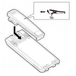 ICOM MB-133 "ORIGINALE" STAFFA DA CINTURA PER BATTERIA PER ICOM IC-F1000, IC-F2000, IC-F29SR, IC-F29DR, IC-M25