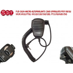 EM-3600Y MICROFONO ALTOPARLANTE CON PTT E CONNETTORE A L PER YAESU VX-3/2/1 FT-60