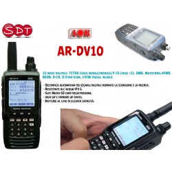 AOR AR-DV10 RICEVITORE-SCANNER PORTATILE ANALOGICO/DIGITALE DA 100KHz a 1300MHz   AM, FM, NFM, WFM o FMB e DIGITALI