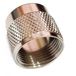 CONNETTORE MASCHIO UHF IN BACHELITE A VITE PER RG-8 MINI - RG-8XX - RF 240 UF - RG-59