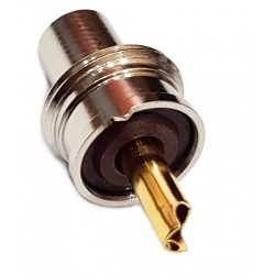 CONNETTORE MASCHIO UHF IN BACHELITE A VITE PER RG-8 MINI - RG-8XX - RF 240 UF - RG-59