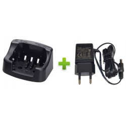 ICOM BC-173 + BC-147SE "ORIGINALE" CARICABATTERIA+ADATTATORE AC PER IC-M31, IC-M33, IC-GM1600E