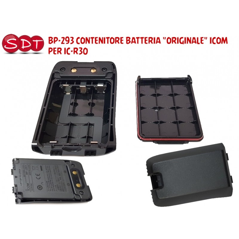 BP-293 CONTENITORE BATTERIA "ORIGINALE" ICOM  PER IC-R30