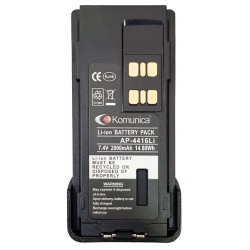 AP-4416-LI BATTERIA  7,4V 2000Mah Li-Ion  MOTOROLA SERIE DP-4000/6401, DP-2400/2600 XPR3000/3300/3500/7000/7350/7550